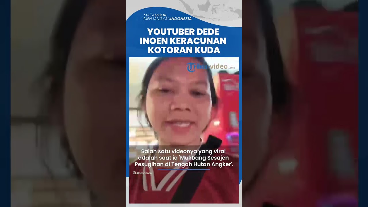 Youtuber Dede Inoen Kembali Bikin Heboh Gegara Ngaku Keracunan Kotoran ...
