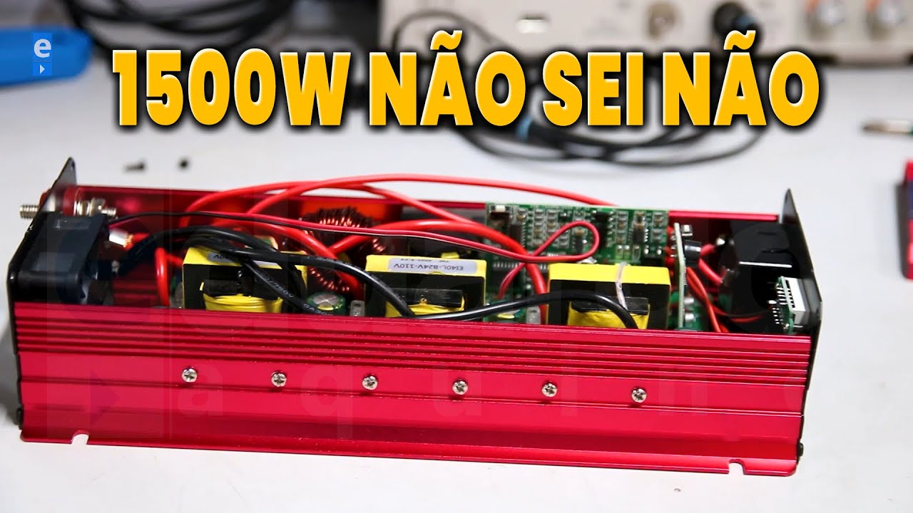 INVERSOR OffGrid JINSI 1500W Contínuo, Veja no que Deu os Testes