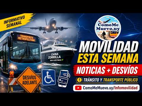 Reforma del transporte en Uruguay: novedades, aeropuerto de Carrasco y el nuevo ferry eléctrico