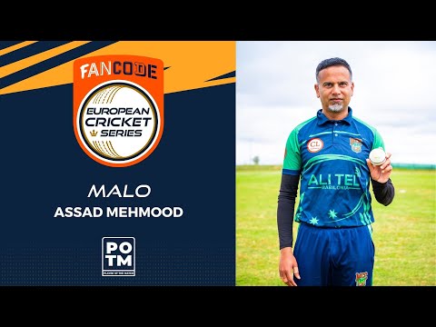 POTM: A.Mehmood - OEI vs MAL | Highlights | FanCode ECS Portugal, Day 12 | ECS22.072