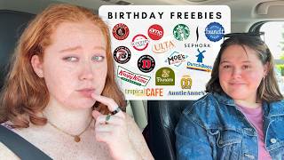 Birthday Freebies!! 2026 | Come get 23 Free Birthday Treats with Us!!