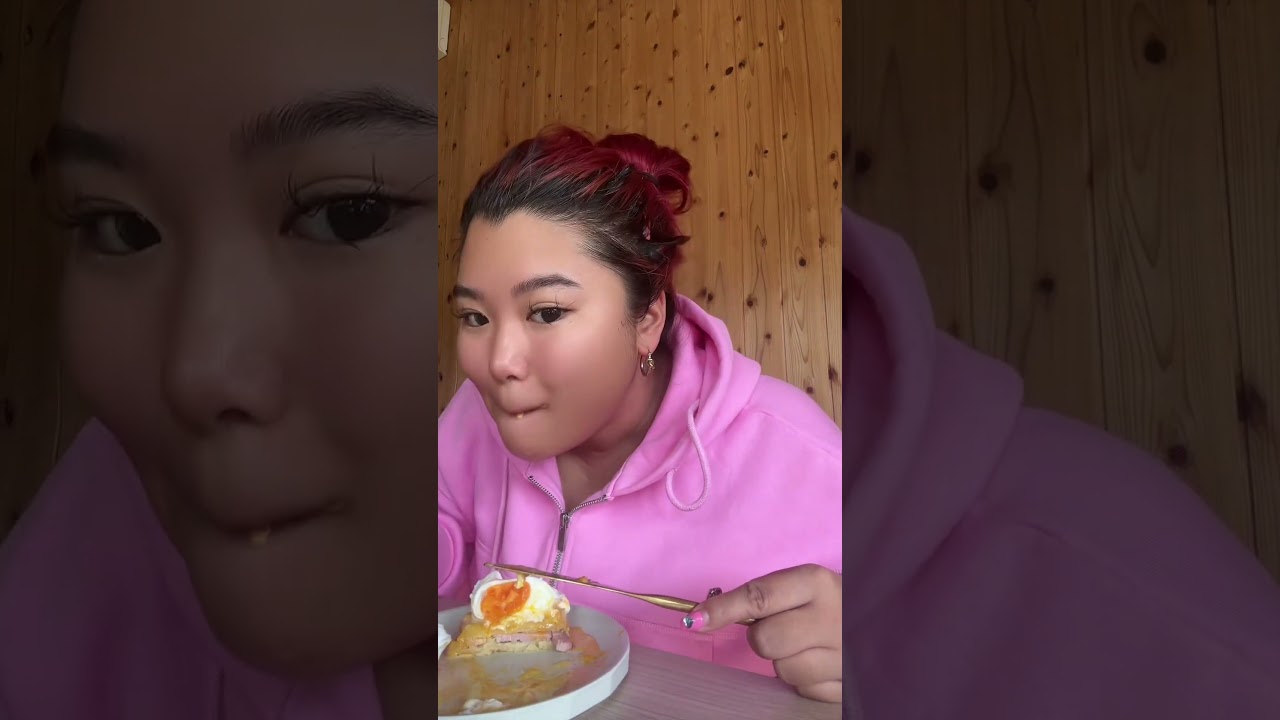 彼氏に作ってもらった🫶起きたてホヤホヤで半分寝てるww浮腫みすぎて話ならんww