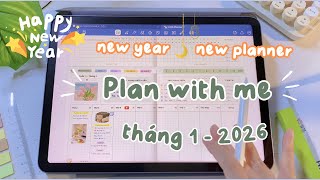 Cách mình lên kế hoạch cho tháng đầu tiên 💕trong năm mới 2026 💫
