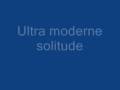 Ultra Moderne Solitude - Alain Souchon - cover ...