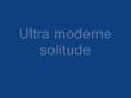 Ultra Moderne Solitude - Alain Souchon - cover ...
