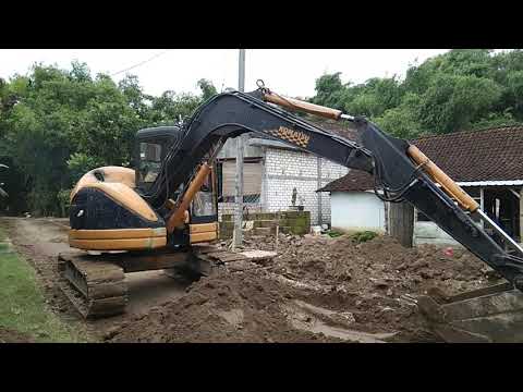 KOMATSU | Excavator Komatsu Indonesia - Komatsu PC75uu Work - Melihat Alat Berat Bekerja Video
