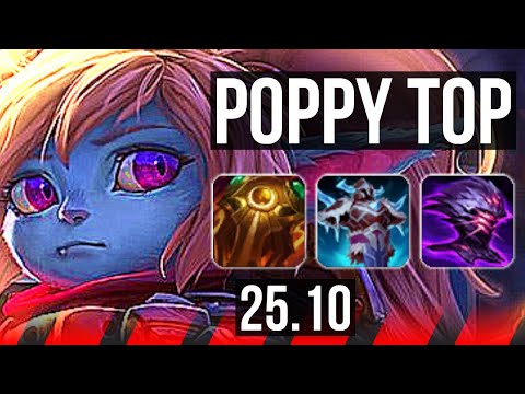 POPPY vs DR. MUNDO (TOP) | 67k DMG | KR Master | 25.10
