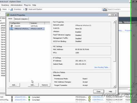 Load Balance vMotion Traffic Across Multiple Uplinks - vSphere 5 CBT