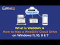 What Is WebDAV How To Map WebDAV Drive On Windows 11 10 8 7 Use WebDAV As Cloud File Server
