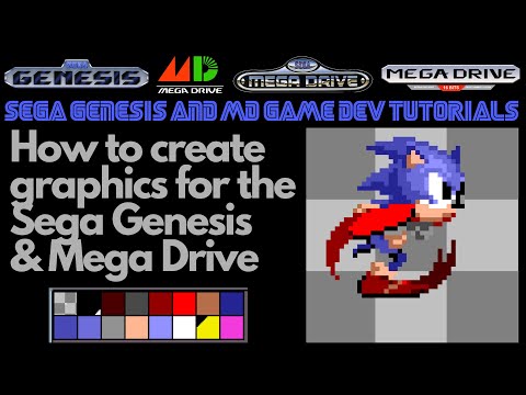 How to Create Graphics for the Sega Genesis & Mega Drive with Aseprite - Beginners Dev Tutorials