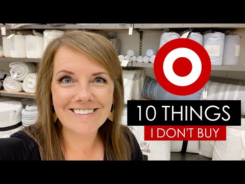10 Things I Don't Buy at Target Anymore