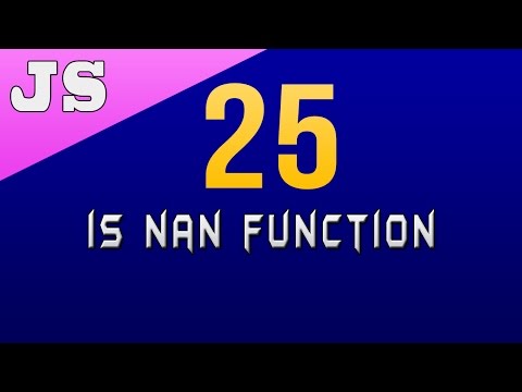Isnan Function In Javascript 25