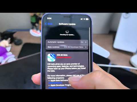 iOS 26 beta available