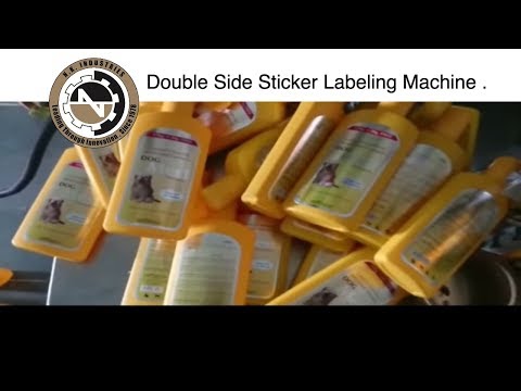 Automatic Double Side (front & Back) Flat Bottle Sticker Labeling Machine