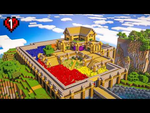 My Perfect Start to Minecraft Hardcore But It's Amplified