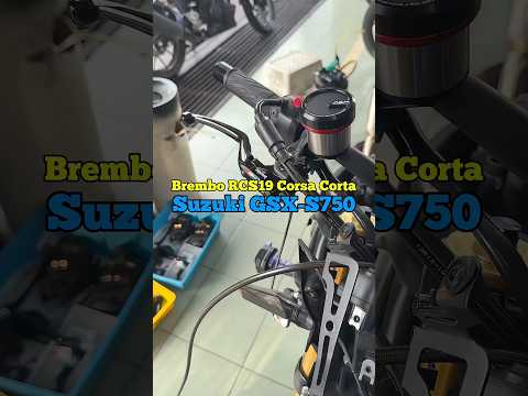Brembo RCS19 Corsa Corta - Suzuki GSX-S750 #asmr #premiumsportcycles #psc #youtube #shorts #fyp