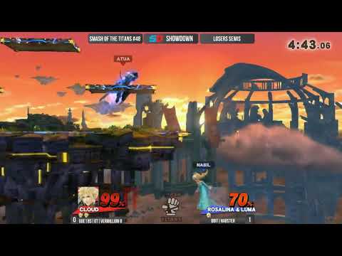 Smash of the Titans #48 - Loser Semis: GoE|Vermillion (Marth) vs 8BIT|Nabster (Rosalina/ C. Falcon)
