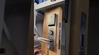 Hotel door RFID card hotel system lock with 60/70mm backset hotel mortise #hotel