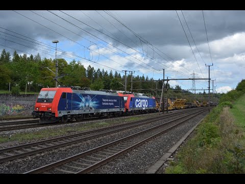 Bahnverkehr in Othmarsingen am 09.09.22 Teil 1 – "Heitersberg und Nord-Süd Achse"