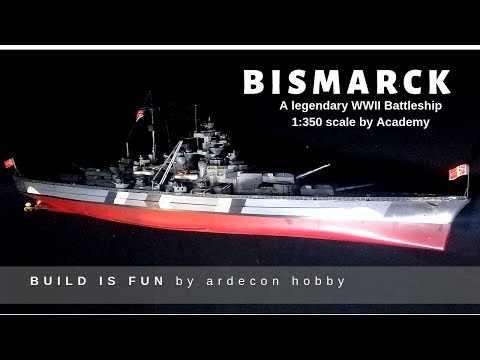 Збірна модель корабель Bismarck (Academy 14109)