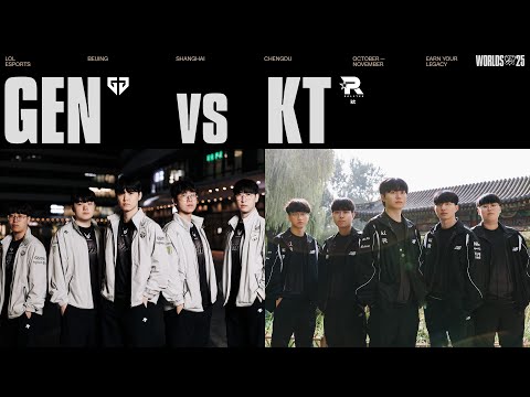 [中文] Worlds 2025 - GEN vs KT - Knockout Stage - Semifinals
