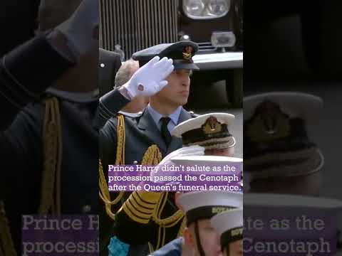 Here's Why Harry Didn't Salute During the Procession