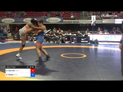 76 Kg Semifinal Destane Garrick McKendree Bearcat Wrestling Club Vs Kenya Sloan Campbellsville Uni