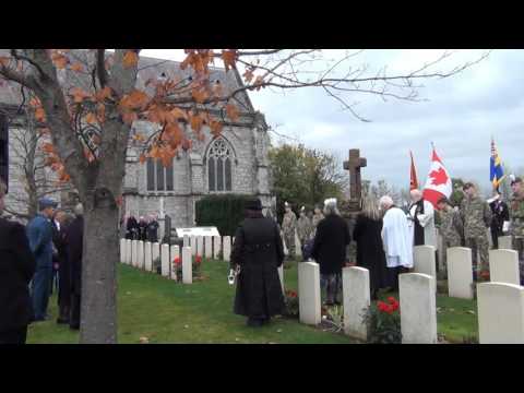 Our bit on Remembrance Sunday 2015 at Bodelwyddan