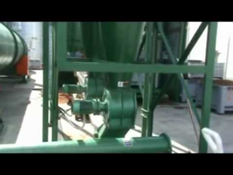 Rotary dryers for wood and biomass pellet plants