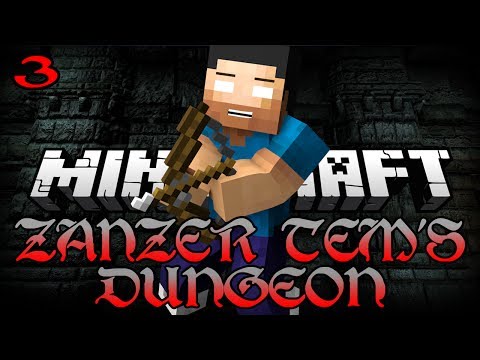 "ZANZER TEM'S DUNGEON" #3 w/ TAZ - Minecraft Adventure Map