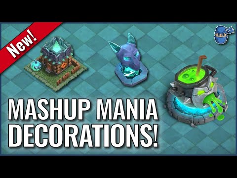 Mashup Mania Event Decorations - October 2024 | Clash of Clans