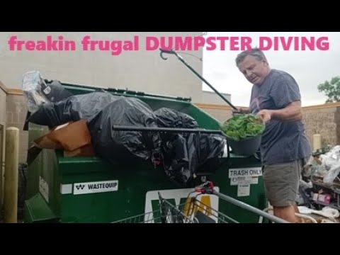 Well that's was fun!  Dumpster Diving at ALDI for free food AND someone's personal trash~