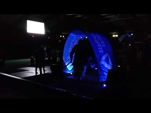 PSK Lions Karlsruhe vs. 99ers Chemnitz 10.02.2018 Einlauf