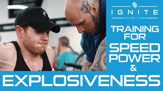 Training for SPEED, POWER & EXPLOSIVENESS │ Danny Walters │ Martyn Ford video