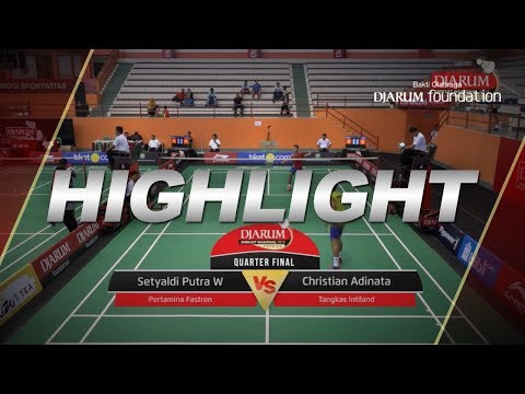 Setyaldi Putra Wibowo (Pertamina Fastron) VS Christian Adinata (Tangkas Intiland)