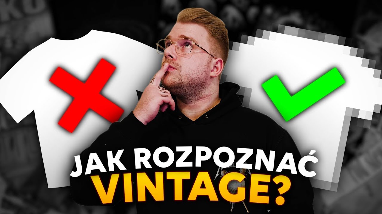 JAK ODRÓŻNIĆ VINTAGE T-SHIRTY 👕