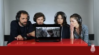 Итальянцы смотрят клип