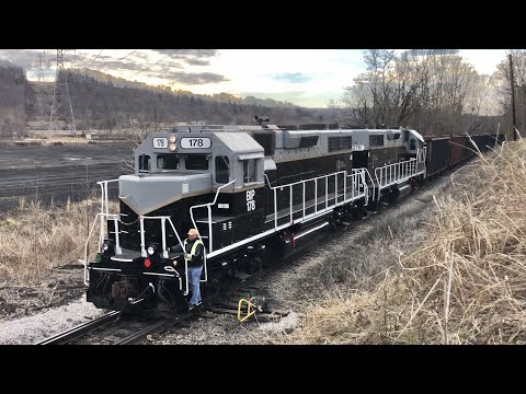 Train Climbs Steep Hill To Get 2 Last Customer At End Of Line Belpre Industrial Parkersburg Railroad