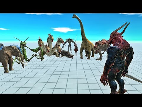 Kozarog The Demon vs All Lider of Animals | Animal Revolt Battle Simulator