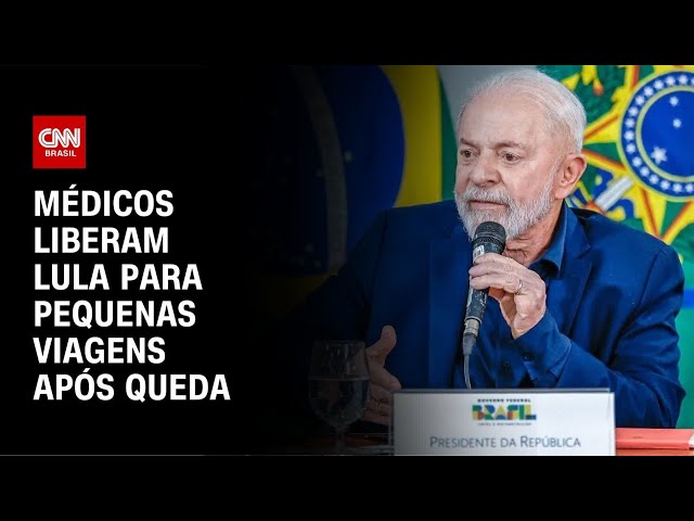 Médicos liberam Lula para pequenas viagens após queda | CNN NOVO DIA