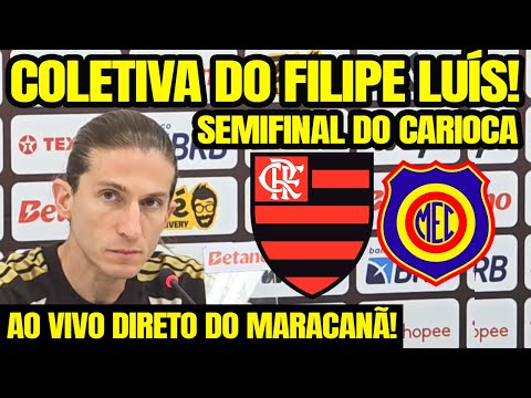 PÓS-JOGO: COLETIVA DO FILIPE LUÍS AO VIVO APÓS FLAMENGO X MADUREIRA / SEMIFINAL CARIOCA 2026 (VOLTA)