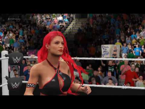 WWE2k17 Eva Marie & Summer Rae vs Tamina & Nia Jax