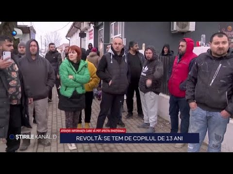 Stirile Kanal D - REVOLTA: se tem de copilul de 13 ani! | Editie de seara
