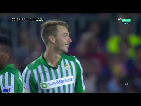 Golazo de Loren Moron en el FC Barcelona 5 Betis 2 | Audio: Carlos Martinez | M+Liga J2 2019