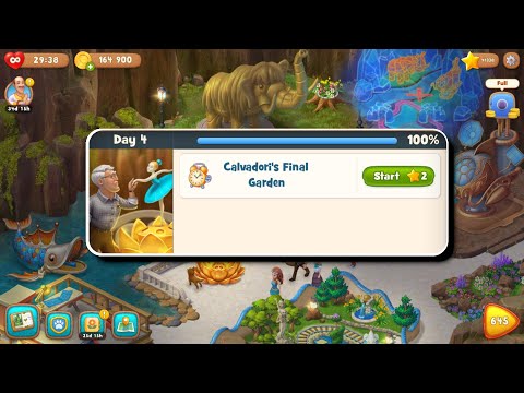Calvadori's Final Garden Almost Complete - Day 4 - Playrix Gardenscapes New Acres - Android Gameplay