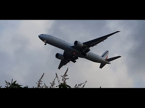 Air France B777 arrival @ V.C. Bird International from Guadalupe