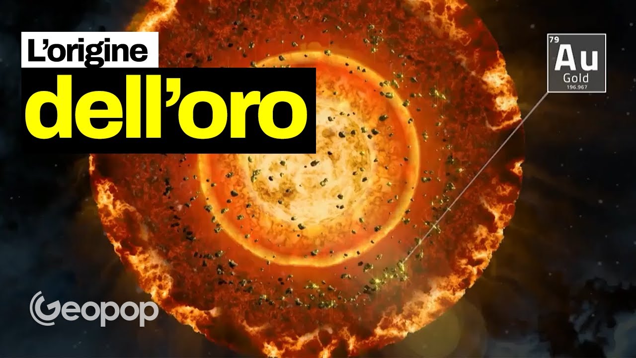 Come si è formato tutto l'oro sulla Terra: dall'origine nello spazio all'arrivo sul nostro pianeta