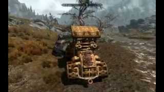 Skyrim.Мод на двермерские машины