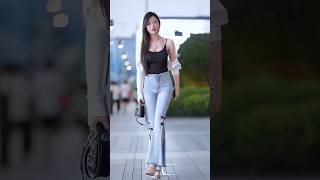beautiful girl street fashion tiktok #chinesefashion #mejoresstreetfashion #shorts