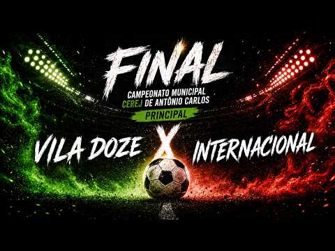 Final - Principal - Vila Doze 1 x 0 Internacional - Campeonato de Antônio Carlos - SC